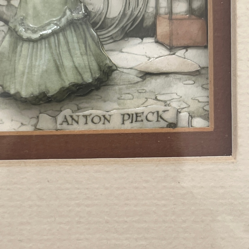 Anton Pieck Art Print in Wooden Frame - Picture 13 of 13